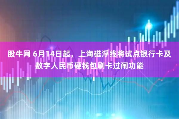 股牛网 6月14日起，上海磁浮线将试点银行卡及数字人民币硬钱包刷卡过闸功能