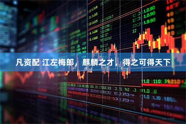 凡资配 江左梅郎，麒麟之才，得之可得天下
