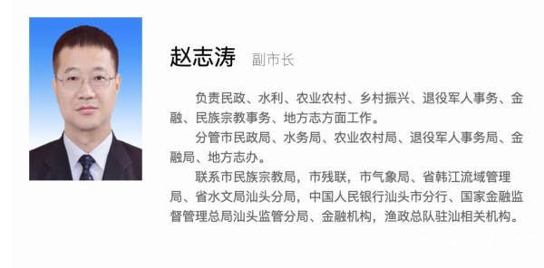 笑赢配资 汕头市副市长赵志涛调任粤财控股党委副书记、总经理